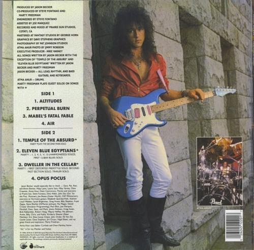 Jason Becker Perpetual Burn - Hot Pink Vinyl US vinyl LP